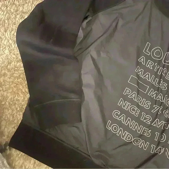 LOUIS VUITTON voyage navy sweatshirt - Picture 4 of 5